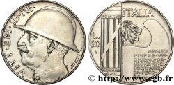 ITALIE - ROYAUME D&nbsp;ITALIE - VICTOR-EMMANUEL III 20 Lire, 10e anniversaire de la fin de la Première Guerre mondiale 1928 Rome SUP 