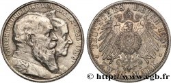 ALLEMAGNE - BADE 2 Mark noces d’or de Frédéric et Louise 1906 Karlsruhe SUP/SPL 
