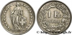 SWITZERLAND 1 Franc Helvetia 1960 Berne
