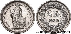 SWITZERLAND 1/2 Franc Helvetia 1966 Berne - B