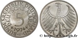 ALEMANIA 5 Mark aigle 1974 Karlsruhe- G