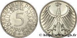 ALEMANIA 5 Mark aigle 1969 Karlsruhe- G