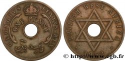 BRITISH WEST AFRICA 1 Penny frappe au nom de Georges VI 1952 Heaton