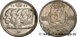 BELGIQUE 100 Francs Quatre rois de Belgique, légende flamande 1951 