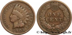 VEREINIGTE STAATEN VON AMERIKA 1 Cent tête d’indien, 3e type 1905 Philadelphie