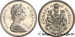 CANADA 50 Cents Proof Elisabeth II 1968 
