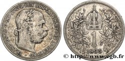ÖSTERREICH 1 Corona François-Joseph Ier tête laurée 1895 Vienne