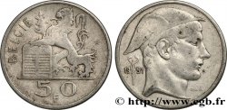 BELGIEN 50 Francs Mercure, légende flamande 1951 