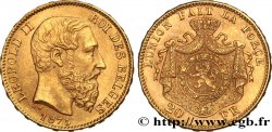 GOLD, PALLADIUM & PLATINUM INVESTMENT 20 Francs Léopold II 1875 Bruxelles
