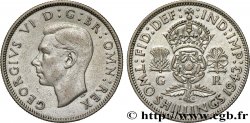 REINO UNIDO 1 Florin (2 Shillings) Georges VI 1943 