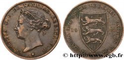ISLA DE JERSEY 1/24 Shilling Reine Victoria 1888 Heaton - H