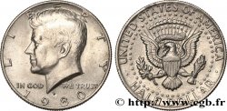 ÉTATS-UNIS D&nbsp;AMÉRIQUE 1/2 Dollar Kennedy 1980 Philadelphie