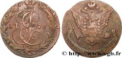 RUSSIE 5 Kopecks Catherine II 1776 Ekaterinbourg