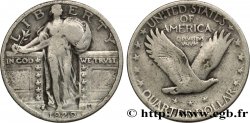UNITED STATES OF AMERICA 1/4 Dollar Liberté debout 1929 San Francisco - S