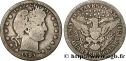 UNITED STATES OF AMERICA 1/4 Dollar Barber 1907 Philadelphie