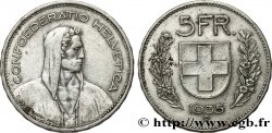 SWITZERLAND 5 Francs Berger des Alpes 1935 Berne