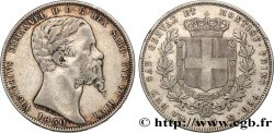 ITALIA - REINO DE CERDEÑA 5 Lire Victor Emmanuel II 1850 Gênes