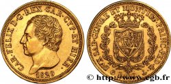 ITALIE - ROYAUME DE SARDAIGNE 80 Lire Charles-Félix 1829 Gênes SUP 