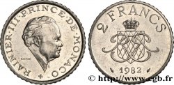 MONACO 2 Francs Rainier III 1982 Paris SUP 