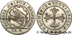 SUISSE - CANTON DE BERNE 1 Batzen ou 4 Kreuzer 1798  SPL 