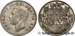 CANADA 50 Cents Georges VI 1951 