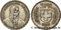 SVIZZERA  5 Francs Berger des Alpes 1935 Berne