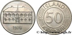 ISLANDA 50 Kronur parlement à Reykjavik 1978 