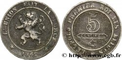 BELGIO 5 Centimes lion 1862 