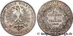 ALEMANIA - CIUDAD LIBRE DE FRáNCFORT 2 Thaler (3 1/2 Gulden) 1842 Francfort