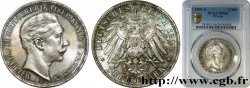 ALLEMAGNE - PRUSSE 3 Mark Guillaume II 1908 Berlin FDC66 PCGS