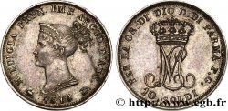 ITALY - DUCHY OF PARMA DE PIACENZA AND GUASTALLA - MARIE-LOUISE OF AUSTRIA 10 Soldi  1815 Milan XF 