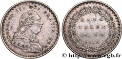 ROYAUME-UNI 18 Pence Georges III Bank token 1812  TTB+ 