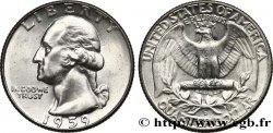 UNITED STATES OF AMERICA 1/4 Dollar Georges Washington 1959 Denver - D