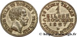 ALLEMAGNE - PRUSSE 1 Silber Groschen Frédéric Guillaume III 1827 Düsseldorf