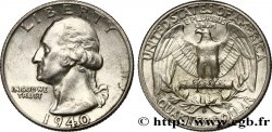ÉTATS-UNIS D&nbsp;AMÉRIQUE 1/4 Dollar Georges Washington 1940 San Francisco - S