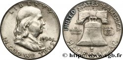ÉTATS-UNIS D&nbsp;AMÉRIQUE 1/2 Dollar Benjamin Franklin 1954 San Francisco - S