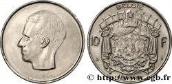 BELGIQUE 10 Francs roi Baudouin légende flamande 1976 Bruxelles