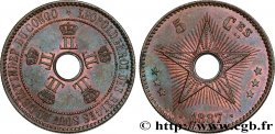KONGO-FREISTAAT 5 Centimes Léopold II 1887 