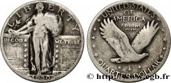 ÉTATS-UNIS D&nbsp;AMÉRIQUE 1/4 Dollar Liberté 1930 Philadelphie