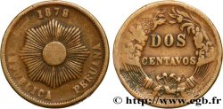 PERú 2 Centavos Soleil 1878  BC 