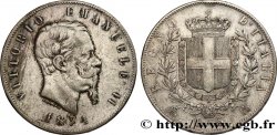ITALIE 5 Lire Victor Emmanuel II 1874 Milan