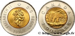 CANADA 2 Dollars Elisabeth II / ours polaire 1998 