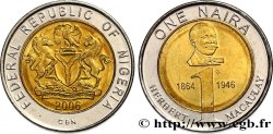 NIGERIA 1 Naira Sir Herbert Macauley fondateur du mouvement nationaliste nigérian 2006  SPL 