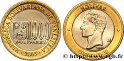 VENEZUELA 1000 Bolivares Fuerte emblème, République Bolivarienne du Vénézuela / Simon Bolivar 2005  MS 