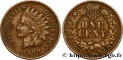 ÉTATS-UNIS D AMÉRIQUE 1 Cent tête d’indien, 3e type 1909 Philadelphie