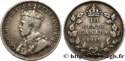 KANADA 10 Cents Georges V 1919 