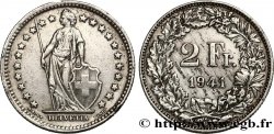 SVIZZERA  2 Francs Helvetia 1941 Berne - B