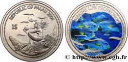 PALAU 1 Dollar Proof Protection de la vie marine 2004 