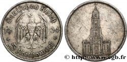 GERMANY 5 Reichsmark église de la garnison de Potsdam 1934 Berlin