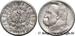 POLAND 2 Zlote aigle / Joseph Pilsudski, 20e anniversaire de la fondation de la Ligue des fusiliers polonais 1934 Varsovie